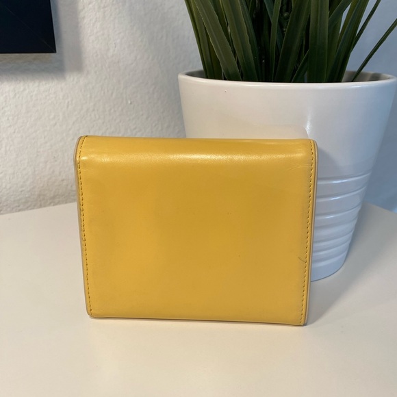 PRADA Vintage Leather Compact Trifold Wallet In Box Rare - Picture 6 of 15